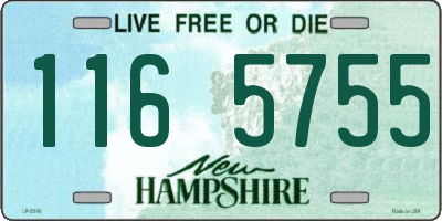 NH license plate 1165755