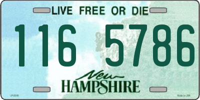 NH license plate 1165786