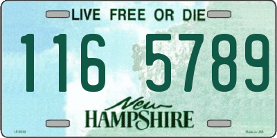 NH license plate 1165789