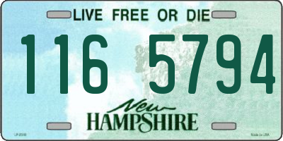 NH license plate 1165794