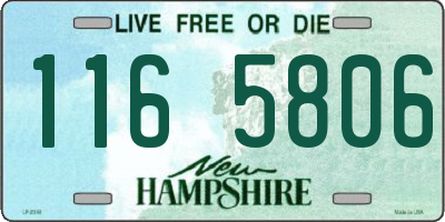 NH license plate 1165806
