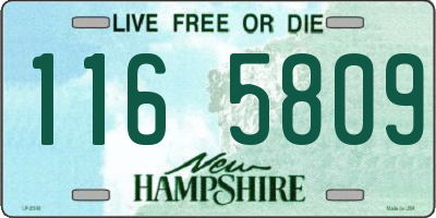 NH license plate 1165809