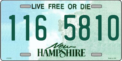 NH license plate 1165810