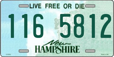 NH license plate 1165812