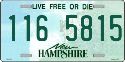 NH license plate 1165815