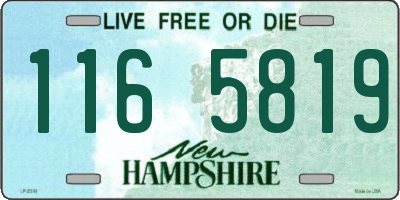 NH license plate 1165819