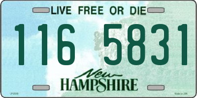 NH license plate 1165831