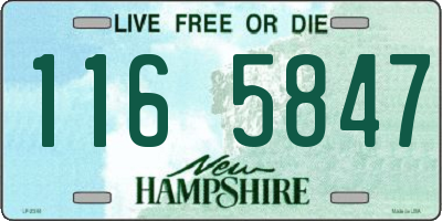 NH license plate 1165847