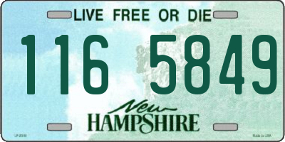 NH license plate 1165849