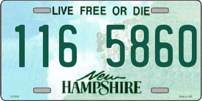 NH license plate 1165860