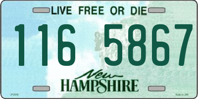 NH license plate 1165867