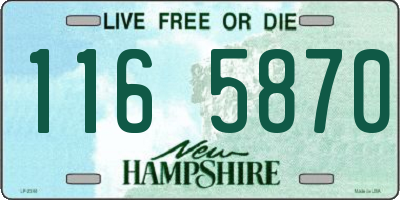 NH license plate 1165870