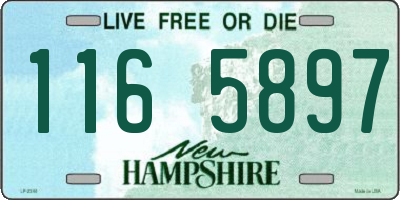 NH license plate 1165897