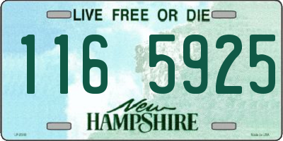 NH license plate 1165925