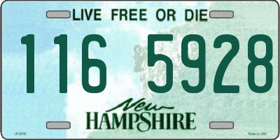 NH license plate 1165928