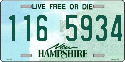 NH license plate 1165934