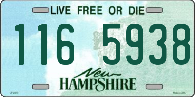 NH license plate 1165938