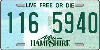 NH license plate 1165940
