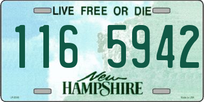 NH license plate 1165942
