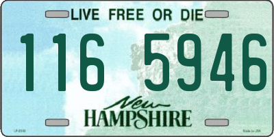 NH license plate 1165946