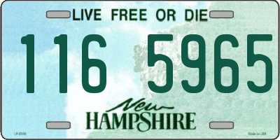 NH license plate 1165965
