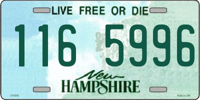 NH license plate 1165996