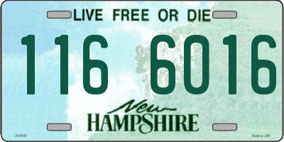 NH license plate 1166016