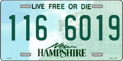 NH license plate 1166019