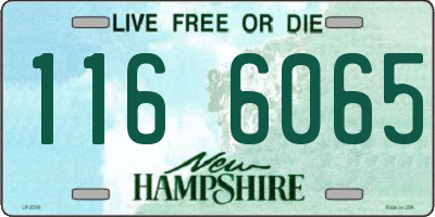 NH license plate 1166065