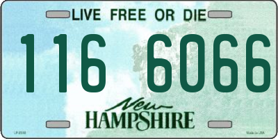 NH license plate 1166066