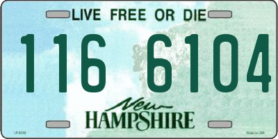NH license plate 1166104