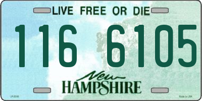 NH license plate 1166105