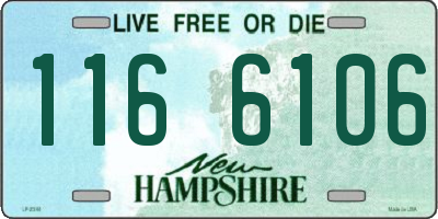 NH license plate 1166106