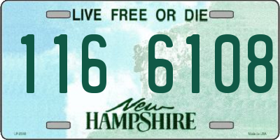 NH license plate 1166108