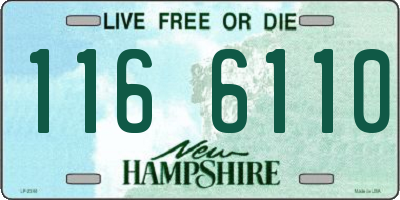 NH license plate 1166110