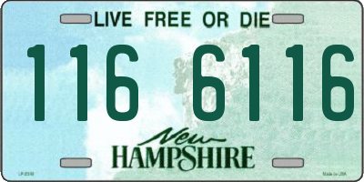 NH license plate 1166116