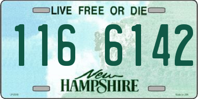 NH license plate 1166142