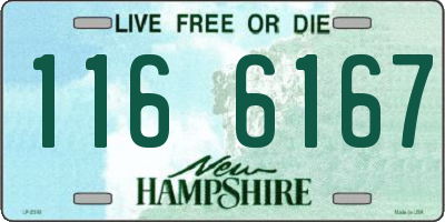 NH license plate 1166167