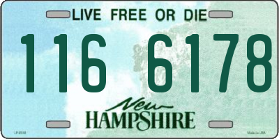 NH license plate 1166178