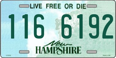 NH license plate 1166192
