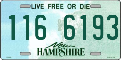 NH license plate 1166193