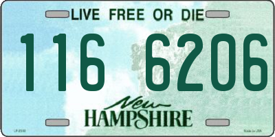 NH license plate 1166206