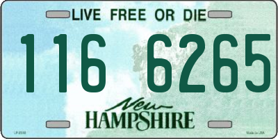 NH license plate 1166265