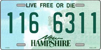 NH license plate 1166311