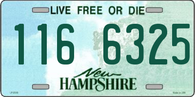 NH license plate 1166325