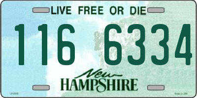 NH license plate 1166334