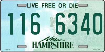 NH license plate 1166340