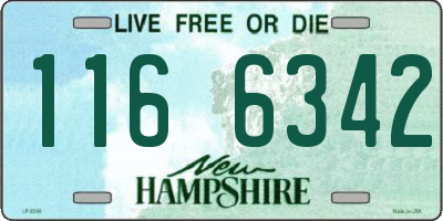 NH license plate 1166342