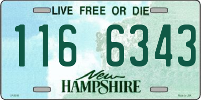 NH license plate 1166343