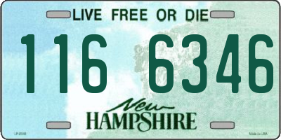 NH license plate 1166346